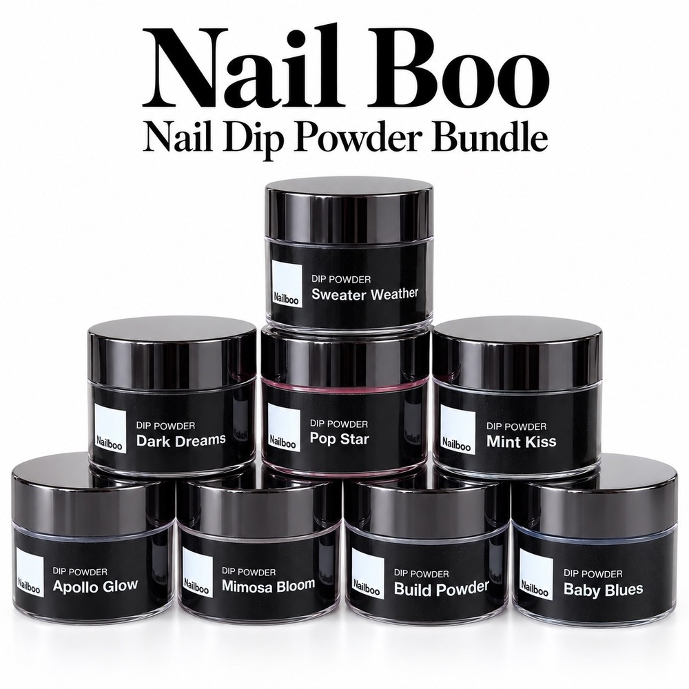 Nailboo Multicolor Nail Dip Powder Bundle